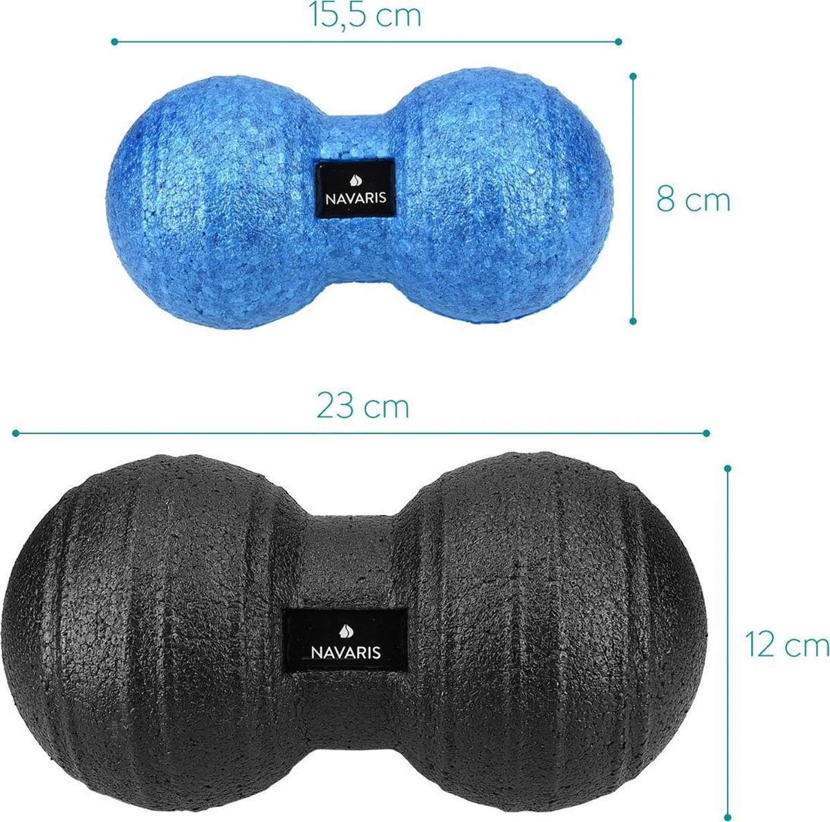 Navaris 2x peanut duo massage ball - In twee maten - Bal voor zelfmassage - Triggerpoint massage - Massagebal in pindavorm - Verschillende kleuren Navaris 2x Peanut Duo Massage Ball - In Twee Maten - Bal Voor Zelfmassage - Triggerpoint Massage - Massagebal In Pindavorm - Verschillende Kleuren -Fitnessapparatuur Serie Winkel 1200x1189 9