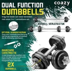 Coazy Dumbell En Barbell Set Verstelbaar - Dumbells - Gewichten Fitness - Halterstang Met Gewichten - Halter -Fitnessapparatuur Serie Winkel 1200x1190 13