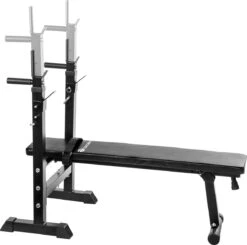 TecTake - Halterbank Voor Lange Halters - Hoogte Verstelbaar - Zwart - 402148 -Fitnessapparatuur Serie Winkel 1200x1190 14
