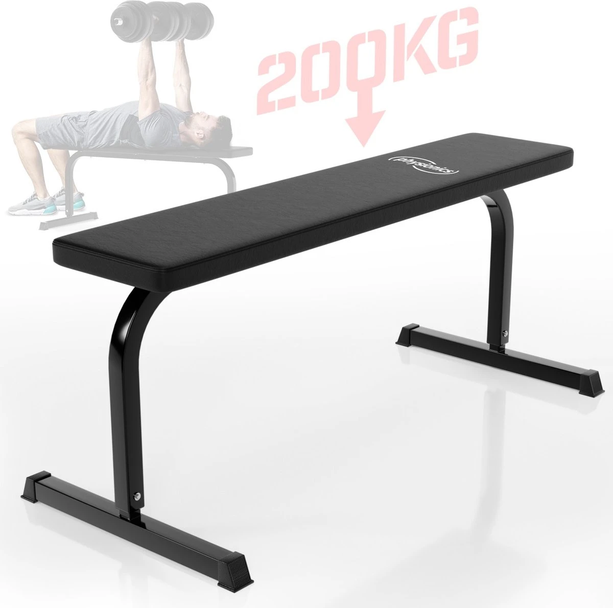 Physionics - Multifunctionele Fitness Halterbank - Home Gym - Voor verschillende Oefeningen en Training - Zwart Physionics - Multifunctionele Fitness Halterbank - Home Gym - Voor Verschillende Oefeningen En Training - Zwart -Fitnessapparatuur Serie Winkel 1200x1190 15