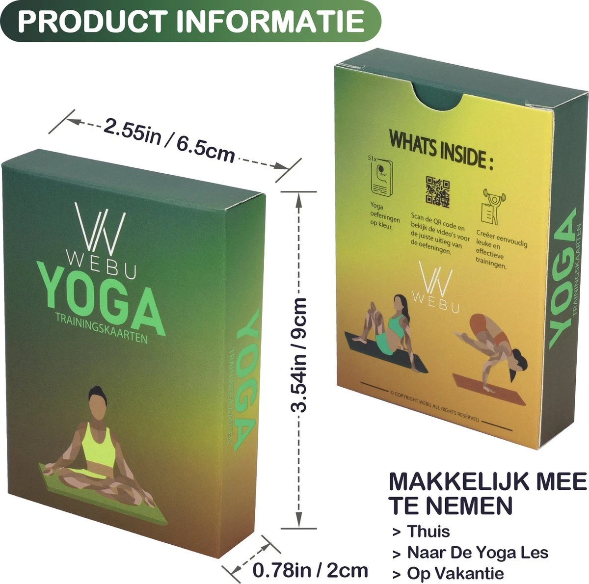 WEBU 51 Yoga Kaarten - Yoga Trainingskaarten - Yoga Oefeningen - Yoga voor Thuis - Sporten - Fitness - Mat - Pilates - Incl. GRATIS professionele trainingsvideo’s WEBU 51 Yoga Kaarten - Yoga Trainingskaarten - Yoga Oefeningen - Yoga Voor Thuis - Sporten - Fitness - Mat - Pilates - Incl. GRATIS Professionele Trainingsvideo’s -Fitnessapparatuur Serie Winkel 1200x1190 3