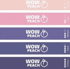 Wow Peach - Premium Weerstandsbanden Van Hoge Kwaliteit ROZE/PAARS - Set Van 5 Resistance Banden - Fitness Elastiek - Without Lemons - WOW Peach -Fitnessapparatuur Serie Winkel 1200x1190 5
