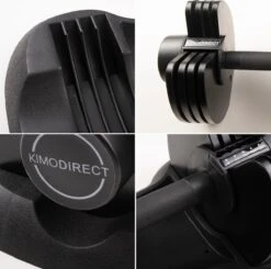 KIMO DIRECT Verstelbare Dumbbell 20KG - Dumbells - Gewichten - 2/6,5/11/15,5/20KG - Smart Dumbell - Zwart 7 KIMO DIRECT Verstelbare Dumbbell 20KG - Dumbells - Gewichten - 2/6,5/11/15,5/20KG - Smart Dumbell - Zwart -Fitnessapparatuur Serie Winkel 1200x1191 19