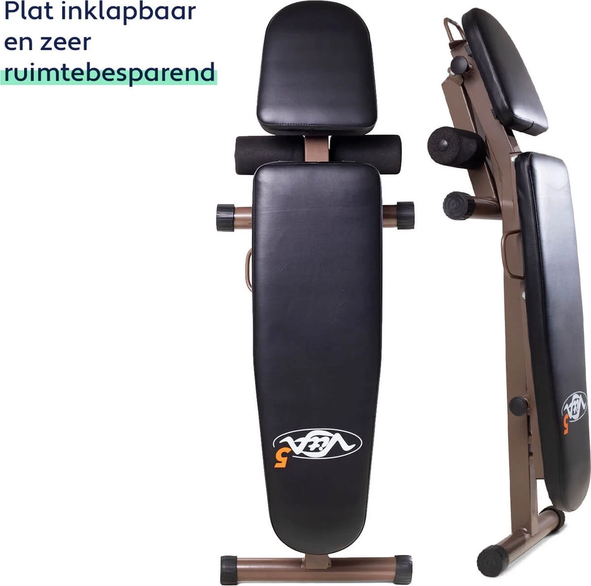 Vita5 Halterbank – Fitnessbank – Verstelbaar met Rugleuning – Voor Gewichten – Incl. Weerstandsbanden en Beenhouder – Inklapbaar Vita5 Halterbank – Fitnessbank – Verstelbaar Met Rugleuning – Voor Gewichten – Incl. Weerstandsbanden En Beenhouder – Inklapbaar -Fitnessapparatuur Serie Winkel 1200x1191 23