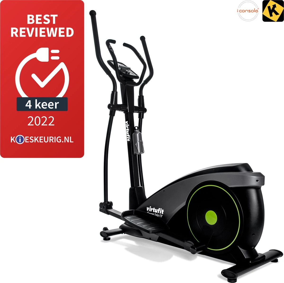Crosstrainer - VirtuFit iConsole Total Fit - Hartslagfunctie - Ergometer - 24 Programma's - Bluetooth Crosstrainer - VirtuFit IConsole Total Fit - Hartslagfunctie - Ergometer - 24 Programma's - Bluetooth -Fitnessapparatuur Serie Winkel 1200x1193 1