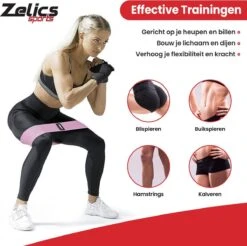 Zelics Sports - 4stuks Weerstandsbanden Voor Fitness Inclusief Work-Out Guide - Booty Bands - Resistance Bands - Fitness Elastiek - 4 Stuks Verschillende Weerstanden -Fitnessapparatuur Serie Winkel 1200x1194 12