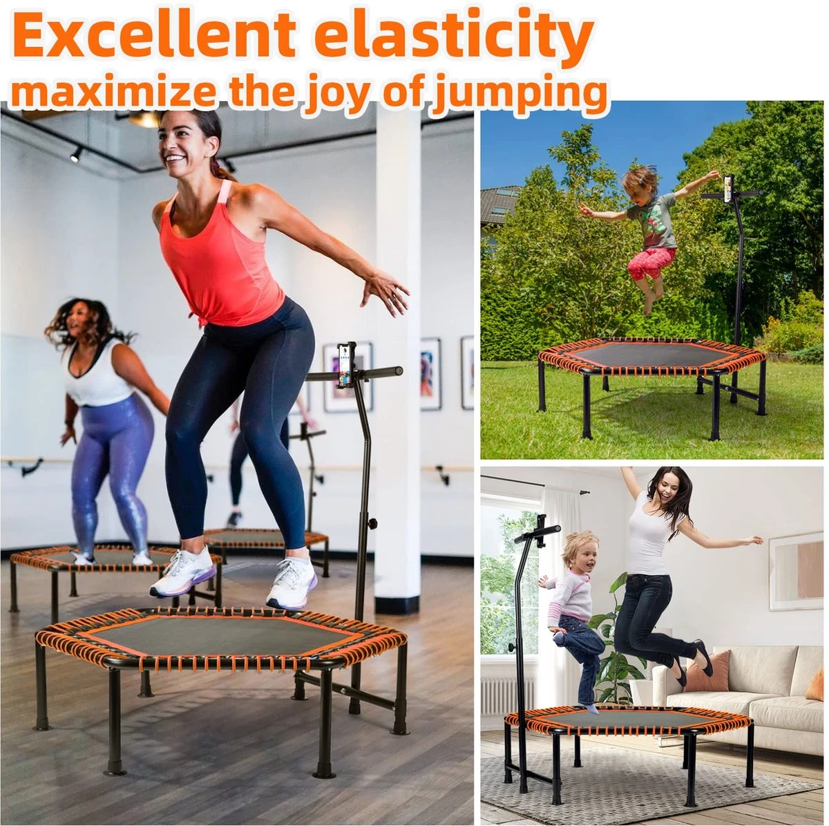 FOXSPORT Trampoline - Jump - Fitness - volwassene of kindertrampoline - Met telefoonhouder - fitness trampoline met handvat - Mini trampoline - Kleine Trampoline - Sport Trampoline - Inclusief handgrip - Fitnesstrampolines - Vereist Montage - 123 cm FOXSPORT Trampoline - Jump - Fitness - Volwassene Of Kindertrampoline - Met Telefoonhouder - Fitness Trampoline Met Handvat - Mini Trampoline - Kleine Trampoline - Sport Trampoline - Inclusief Handgrip - Fitnesstrampolines - Vereist Montage - 123 Cm -Fitnessapparatuur Serie Winkel 1200x1195 5