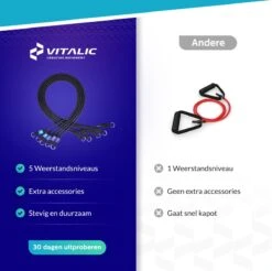 PREMIUM Weerstandsbanden Set Met Handvatten - Resistance Band Fitness Elastiek - Elastische Weerstandsband - Fitness Booty Band | Vitalic 8 PREMIUM Weerstandsbanden Set Met Handvatten - Resistance Band Fitness Elastiek - Elastische Weerstandsband - Fitness Booty Band | Vitalic -Fitnessapparatuur Serie Winkel 1200x1196 10