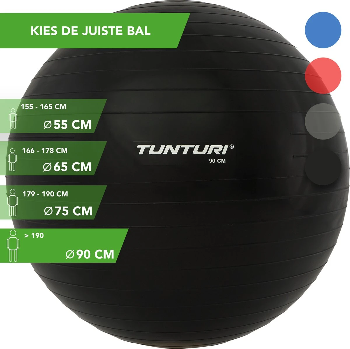 Tunturi Fitness bal - Yoga bal inclusief pomp - Pilates bal - Zwangerschaps bal - 90 cm - Kleur: zwart - Incl. gratis fitness app Tunturi Fitness Bal - Yoga Bal Inclusief Pomp - Pilates Bal - Zwangerschaps Bal - 90 Cm - Kleur: Zwart - Incl. Gratis Fitness App -Fitnessapparatuur Serie Winkel 1200x1196 14