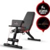 Venom Sports 4 In 1 Multifunctionele Trainingsbank - Geschikt Voor Trainen Van Bicep, Borst, Onderrug En Buik - Fitnessbank - Bench Press - Trainingsbank - Zwart/rood