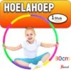 Borvat® | Hoelahoep For Kids - Afneembaar - Verstelbaar Gewicht - Meisjes En Jongens - Fitness - Dierentraining