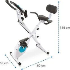 CAPITAL SPORTS Azura M3 Pro Hometrainer - Cardio Fiets - Fitness Trainer - X Bike Of Relaxbike - Magneetweerstand 8 Standen - Tablethouder - Expandersysteem -Fitnessapparatuur Serie Winkel 1200x1197 2