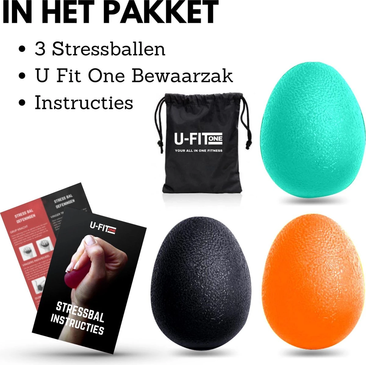 U Fit One® 3 delige Stressbal Set met Handleiding - Stressballen - Fidget - Handtrainer - Handknijper - Knijphalter- Onderarm Trainer - Grijper - Hand & Grip trainer - RSI - Pols - Fitness - ufitone U Fit One® 3 Delige Stressbal Set Met Handleiding - Stressballen - Fidget - Handtrainer - Handknijper - Knijphalter- Onderarm Trainer - Grijper - Hand & Grip Trainer - RSI - Pols - Fitness - Ufitone -Fitnessapparatuur Serie Winkel 1200x1197 24