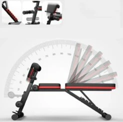 Venom Sports 4 In 1 Multifunctionele Trainingsbank - Geschikt Voor Trainen Van Bicep, Borst, Onderrug En Buik - Fitnessbank - Bench Press - Trainingsbank - Zwart/rood -Fitnessapparatuur Serie Winkel 1200x1197 26