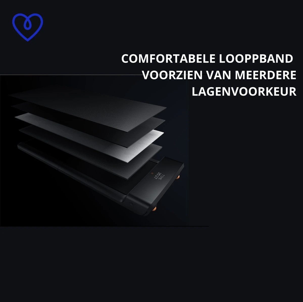 Xiaomi® - Walkingpad - A1 Pro loopband - elektrisch - inklapbaar - bureau - treadmill - walking pad - 6 km/h Xiaomi® - Walkingpad - A1 Pro Loopband - Elektrisch - Inklapbaar - Bureau - Treadmill - Walking Pad - 6 Km/h -Fitnessapparatuur Serie Winkel 1200x1197 4