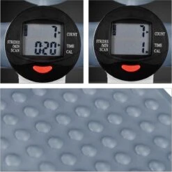 Relaxdays Swing Stepper - 2 Weerstandsbanden - Fitness Stepper - Display - Diverse Kleuren - Grijs -Fitnessapparatuur Serie Winkel 1200x1198 3