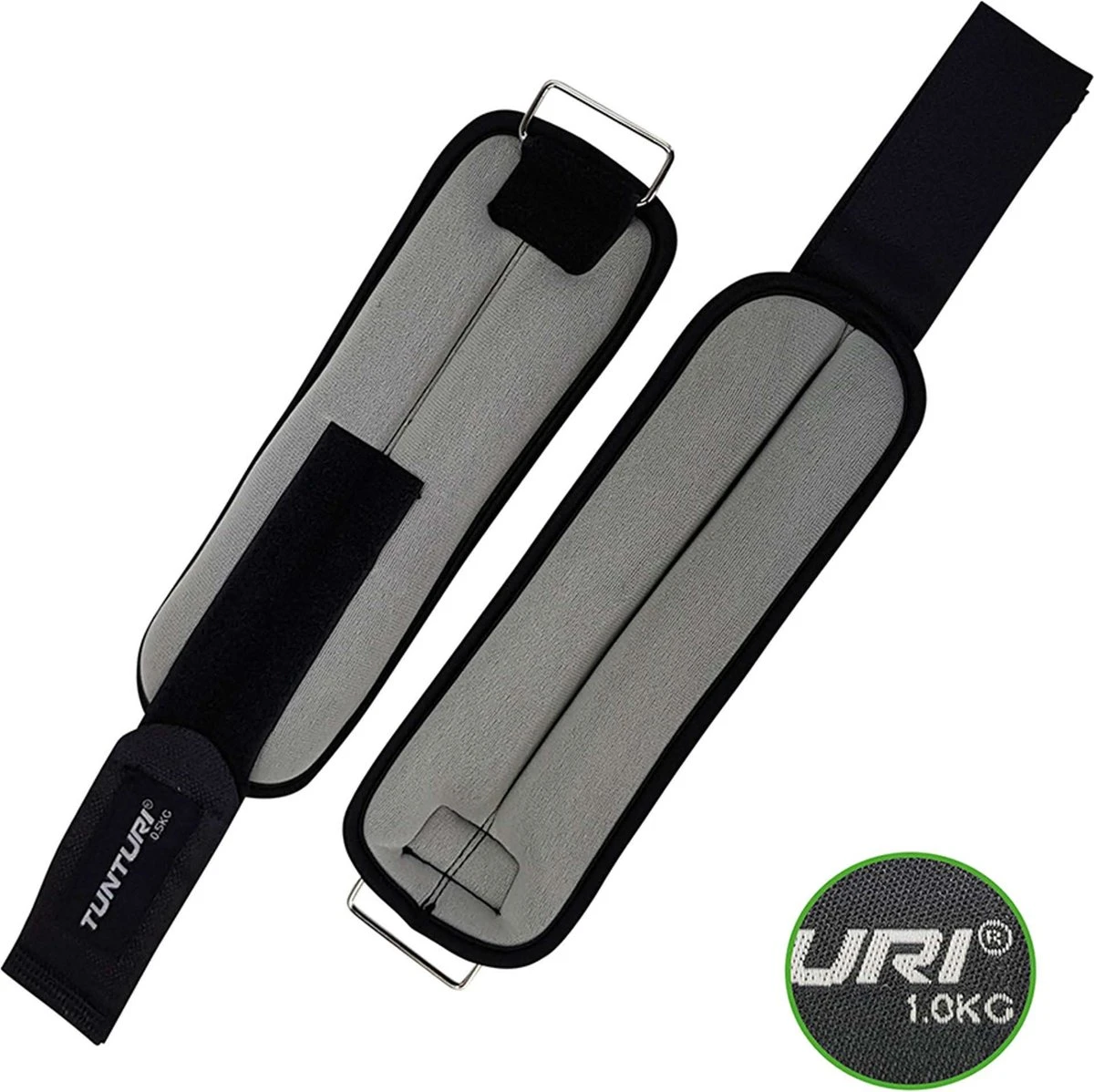 Tunturi Variabel Enkelgewichten en Polsgewichten - 2x 0,5 kg - Grijs Tunturi Variabel Enkelgewichten En Polsgewichten - 2x 0,5 Kg - Grijs -Fitnessapparatuur Serie Winkel 1200x1198 50