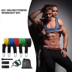 FlinQ Fitness Bands - Weerstandsbanden - Workout Set - Thuis Sporten -Fitnessapparatuur Serie Winkel 1200x1200 1001