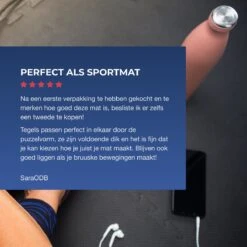 Sport Puzzelmat - Fitnessmat - 6 Stuks Van 60x60x1,2cm - Sportmat Met Antislip - Yogamat - Geluidabsorberend EVA - Totaal 180x120cm - 2,16m² - Zwart 9 Sport Puzzelmat - Fitnessmat - 6 Stuks Van 60x60x1,2cm - Sportmat Met Antislip - Yogamat - Geluidabsorberend EVA - Totaal 180x120cm - 2,16m² - Zwart -Fitnessapparatuur Serie Winkel 1200x1200 1039