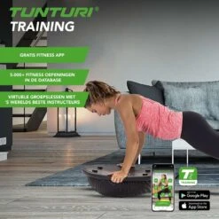 Tunturi Balanstrainer Pro Met Handvatten - Balanskussen Met Resistance Band Set - Balansbal Incl. Meegeleverde Voetpomp - Incl. Gratis Fitness App 17 Tunturi Balanstrainer Pro Met Handvatten - Balanskussen Met Resistance Band Set - Balansbal Incl. Meegeleverde Voetpomp - Incl. Gratis Fitness App -Fitnessapparatuur Serie Winkel 1200x1200 1049