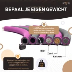 Fitness Hoelahoep - Cadeau - Sport Hoepel - Hoelahoep Volwassenen - Waist Trainer - Gym - Thuis - 1-4 KG/94 Cm+ Gratis Hoepeltas -Fitnessapparatuur Serie Winkel 1200x1200 1070