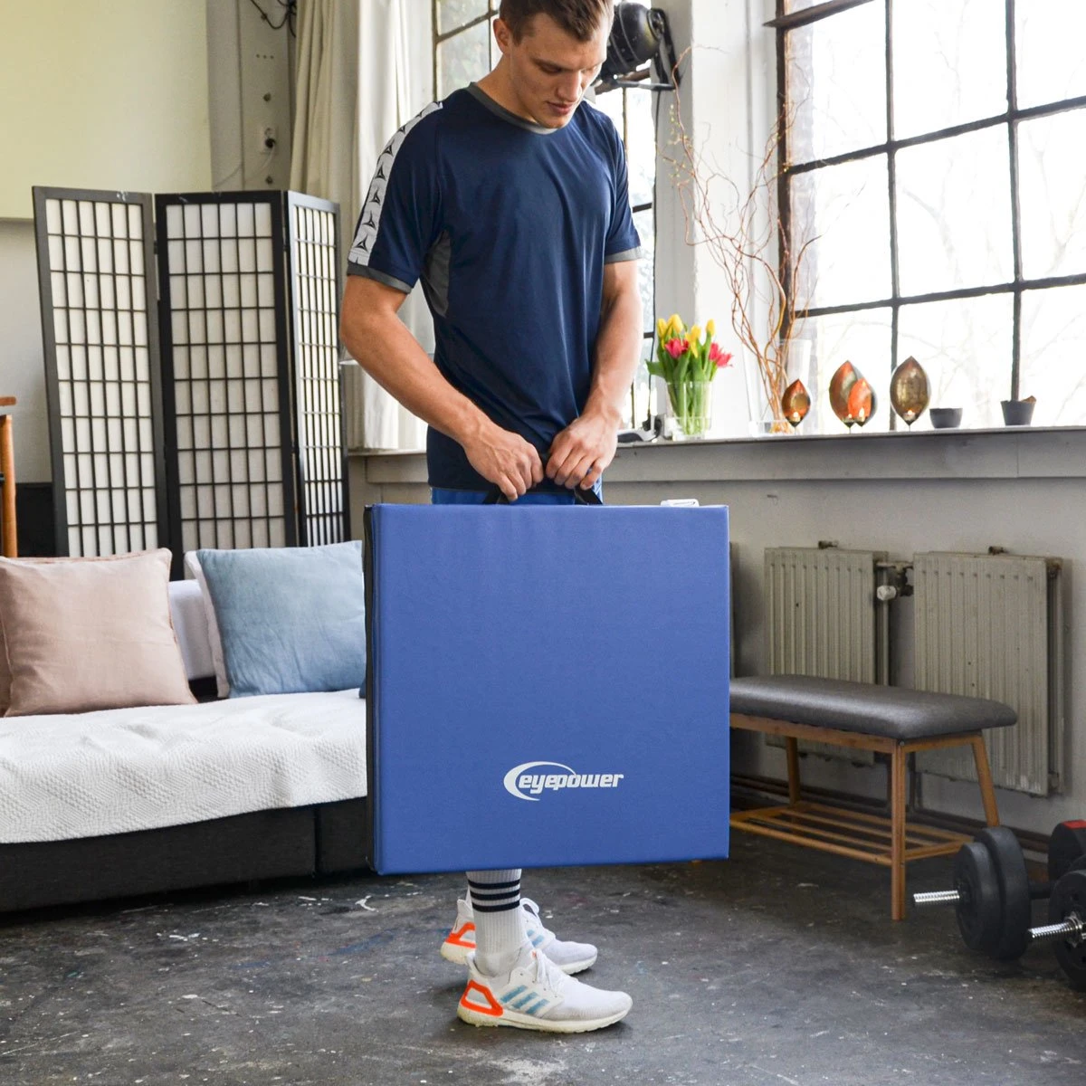 190x60 XL Gymnastiekmat voor Thuis - Opvouwbaar - 5cm dikke Turnmat - Zachte Vloermat voor Kinderen 190x60 XL Gymnastiekmat Voor Thuis - Opvouwbaar - 5cm Dikke Turnmat - Zachte Vloermat Voor Kinderen -Fitnessapparatuur Serie Winkel 1200x1200 1086