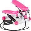 Relaxdays Swing Stepper - 2 Weerstandsbanden - Fitness Stepper - Display - Diverse Kleuren - Roze -Fitnessapparatuur Serie Winkel 1200x1200 109