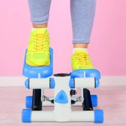 Relaxdays Swing Stepper - 2 Weerstandsbanden - Fitness Stepper - Display - Diverse Kleuren - Roze -Fitnessapparatuur Serie Winkel 1200x1200 112