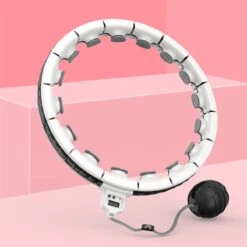 Merkloos Verstelbare Fitness Hoelahoep - Hoelahoep - Weighted Hula Hoop - Volwassenen Hoelahoeps - Wit - 2 Kg -Fitnessapparatuur Serie Winkel 1200x1200 1185