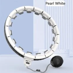 Merkloos Verstelbare Fitness Hoelahoep - Hoelahoep - Weighted Hula Hoop - Volwassenen Hoelahoeps - Wit - 2 Kg -Fitnessapparatuur Serie Winkel 1200x1200 1186