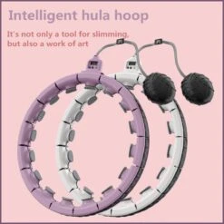 Merkloos Verstelbare Fitness Hoelahoep - Hoelahoep - Weighted Hula Hoop - Volwassenen Hoelahoeps - Wit - 2 Kg -Fitnessapparatuur Serie Winkel 1200x1200 1187