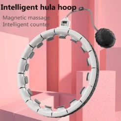 Merkloos Verstelbare Fitness Hoelahoep - Hoelahoep - Weighted Hula Hoop - Volwassenen Hoelahoeps - Wit - 2 Kg -Fitnessapparatuur Serie Winkel 1200x1200 1189