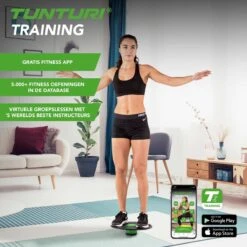 Tunturi Verstelbaar Balans Bord - Balance Board - Zwart/Groen - Incl. Gratis Fitness App 5 Tunturi Verstelbaar Balans Bord - Balance Board - Zwart/Groen - Incl. Gratis Fitness App -Fitnessapparatuur Serie Winkel 1200x1200 1204
