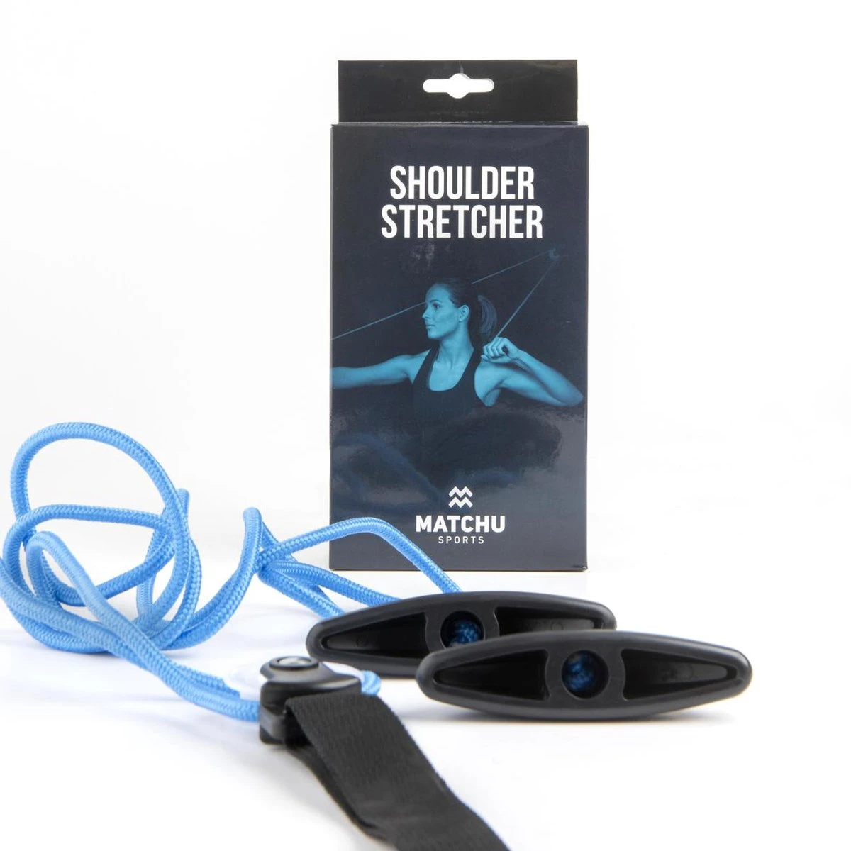 Match-U Schouderstretcher (Match-U Stretcher) - Blauw/Zwart Merkloos Match-U Schouderstretcher (Match-U Stretcher) - Blauw/Zwart -Fitnessapparatuur Serie Winkel 1200x1200 1243