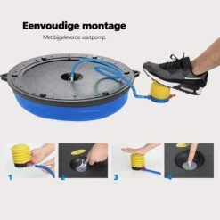 SWILIX ® Balanstrainer - Balance Board Met Weerstandsbanden - Balansbord Blauw -Fitnessapparatuur Serie Winkel 1200x1200 1269