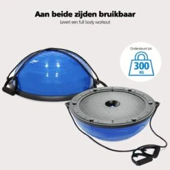 SWILIX ® Balanstrainer - Balance Board Met Weerstandsbanden - Balansbord Blauw -Fitnessapparatuur Serie Winkel 1200x1200 1271