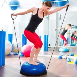 SWILIX ® Balanstrainer - Balance Board Met Weerstandsbanden - Balansbord Blauw -Fitnessapparatuur Serie Winkel 1200x1200 1272