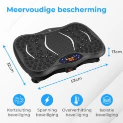 Nuvance - Trilplaat Fitness - Met Bluetooth Speaker - Incl Stretchbands - Voor Benen En Bloedsomloop - Trainingsapparatuur Voor Uithoudingstraining -Fitnessapparatuur Serie Winkel 1200x1200 128