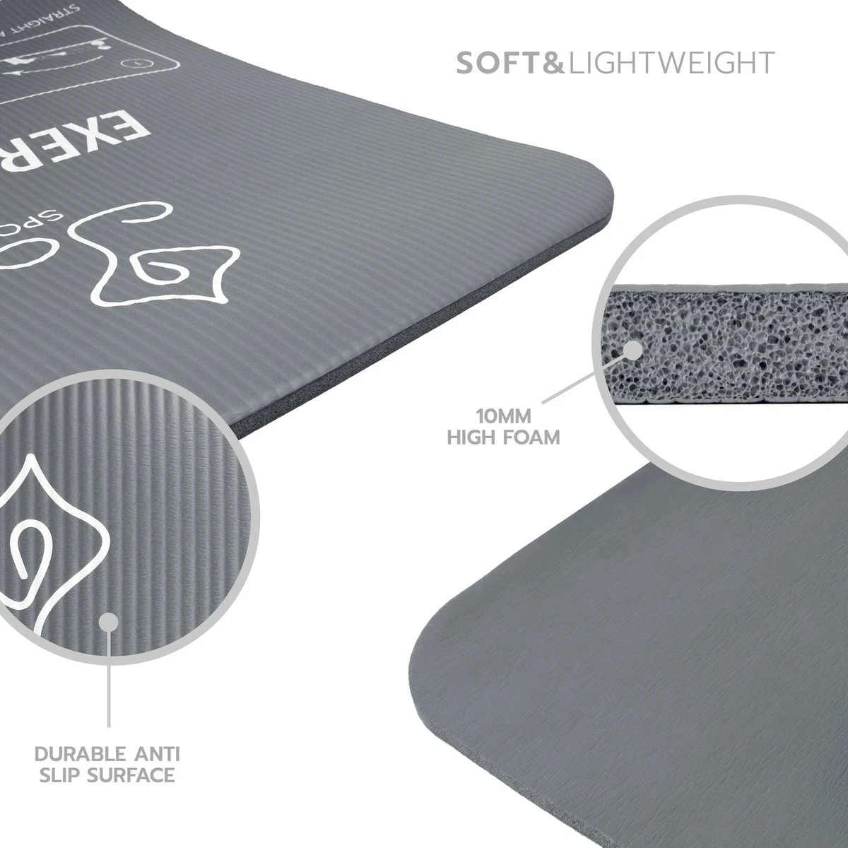 JAP Sports - Yogamat - Anti slip met 12 oefeningen - Fitness, workout, aerobics etc. - Extra dik - Zacht en licht - Eco friendly - Anti bacterie - Grijs JAP Sports - Yogamat - Anti Slip Met 12 Oefeningen - Fitness, Workout, Aerobics Etc. - Extra Dik - Zacht En Licht - Eco Friendly - Anti Bacterie - Grijs -Fitnessapparatuur Serie Winkel 1200x1200 1295