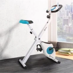 CAPITAL SPORTS Azura Hometrainer - Cardio Bike - Fitness Fiets - 8 Niveaus - Met Hartslagmeter - Opvouwbaar - 100 Kilo Max. -Fitnessapparatuur Serie Winkel 1200x1200 130