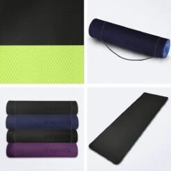 LifeGoods Yogamat - 61x183x0,6cm - Draagriem - Extra Dik - Blauw -Fitnessapparatuur Serie Winkel 1200x1200 1307