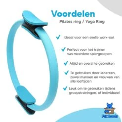 Fox Goods Pilates Ring - Yoga Ring - Sport Ring - Fitness Ring - Yoga Oefeningen - Blauw - 38CM - Gratis Resistance Band -Fitnessapparatuur Serie Winkel 1200x1200 1407