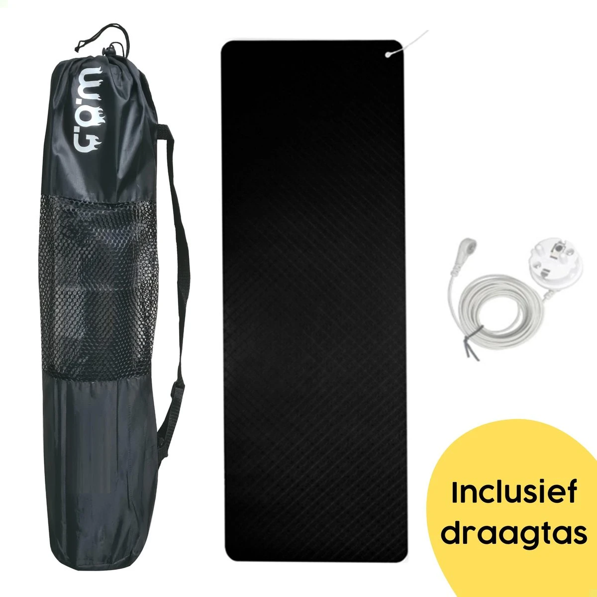 W.O.D Earthing Yoga Mat - Aardingsmat - Aarden - Earthing Mat - Aarding - Grounding Mat - 183x61cm - Zwart W.O.D Earthing Yoga Mat - Aardingsmat - Aarden - Earthing Mat - Aarding - Grounding Mat - 183x61cm - Zwart -Fitnessapparatuur Serie Winkel 1200x1200 1420