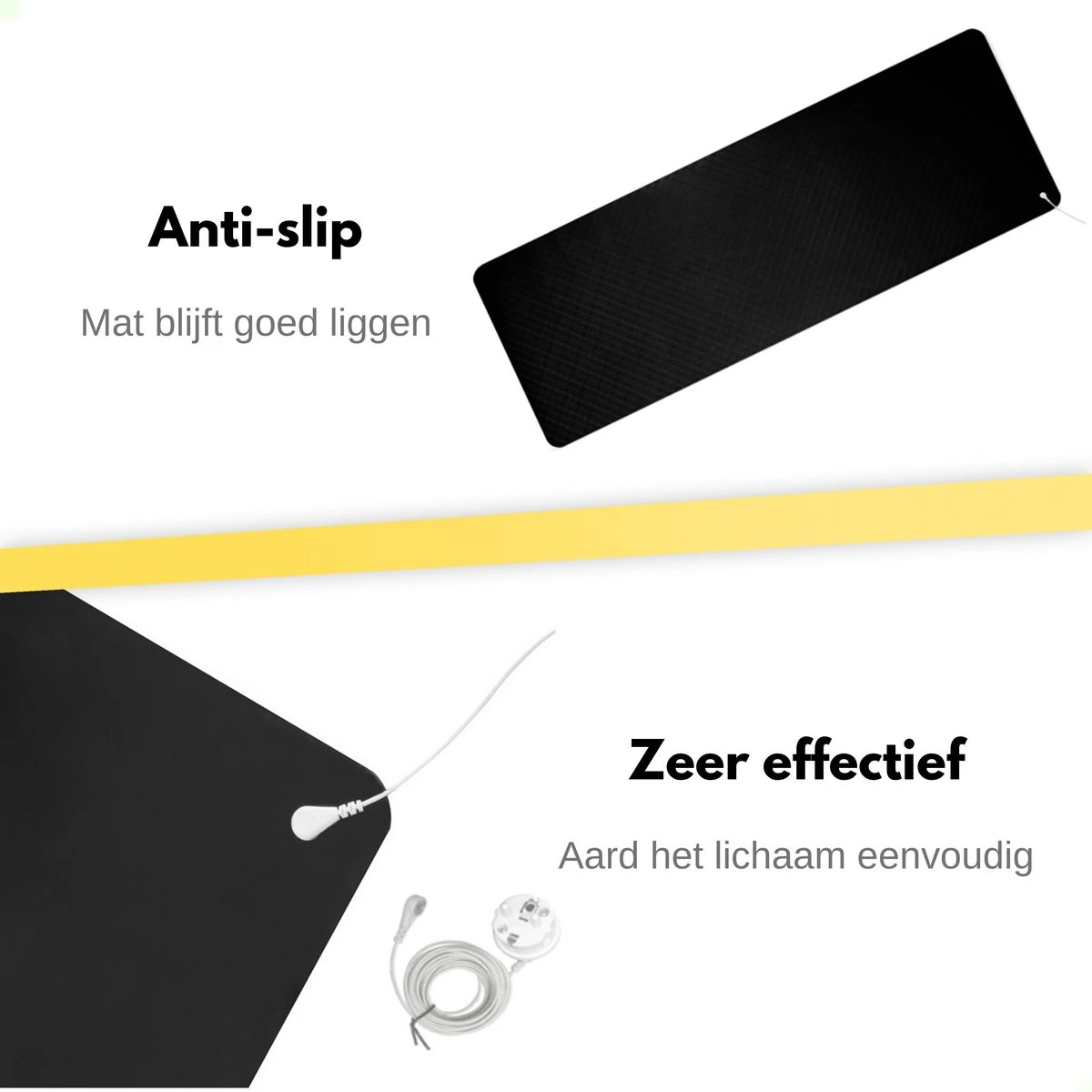 W.O.D Earthing Yoga Mat - Aardingsmat - Aarden - Earthing Mat - Aarding - Grounding Mat - 183x61cm - Zwart W.O.D Earthing Yoga Mat - Aardingsmat - Aarden - Earthing Mat - Aarding - Grounding Mat - 183x61cm - Zwart -Fitnessapparatuur Serie Winkel 1200x1200 1423