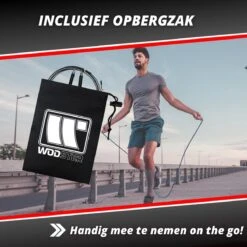 Professioneel Crossfit & Fitness Springtouw – Jump Rope – Speedrope – Verstelbaar – Zwart -Fitnessapparatuur Serie Winkel 1200x1200 1430