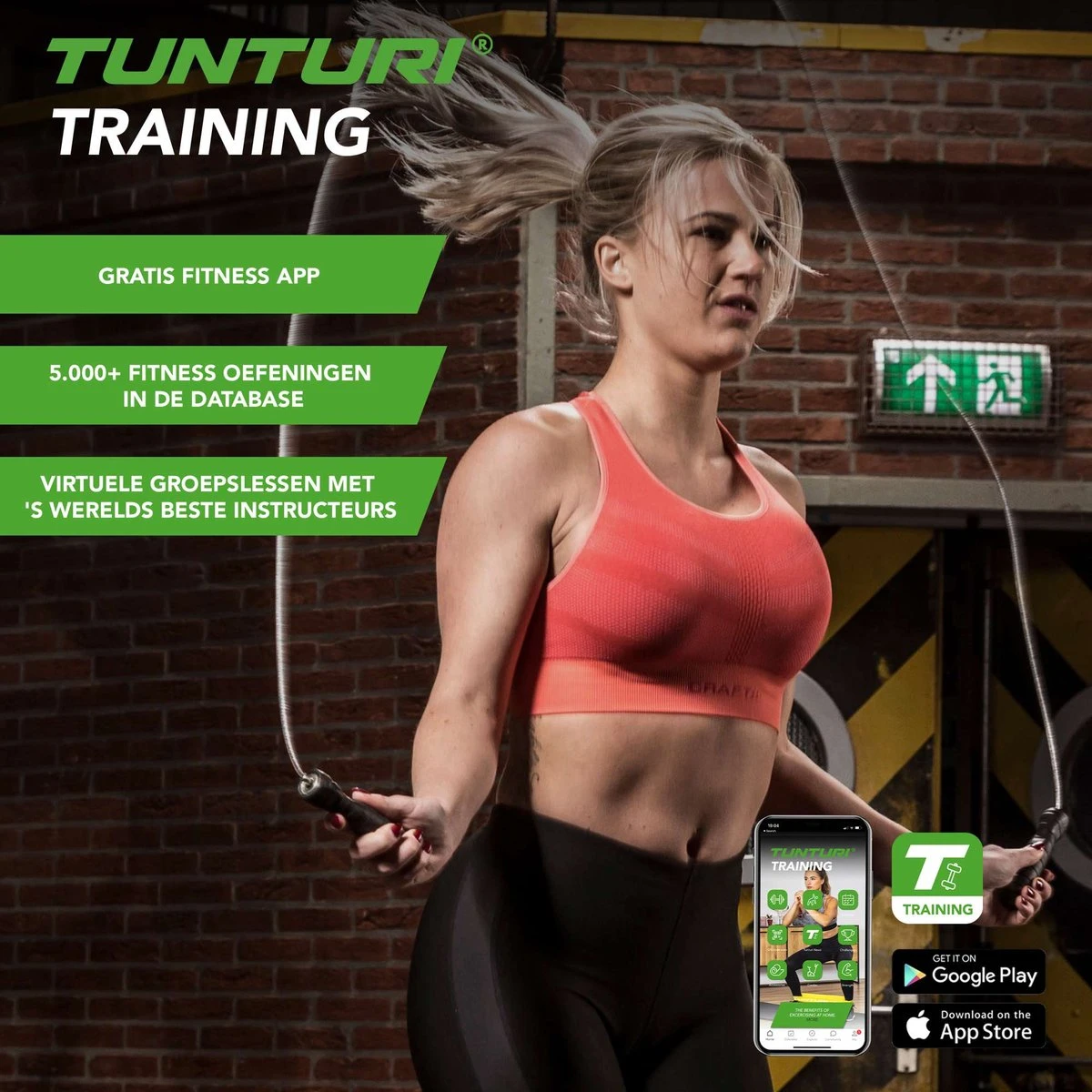 Tunturi Speed - Springtouw - Sport springtouw - Fitness springtouw - met Rubber Handgrepen - Incl. gratis fitness app Tunturi Speed - Springtouw - Sport Springtouw - Fitness Springtouw - Met Rubber Handgrepen - Incl. Gratis Fitness App -Fitnessapparatuur Serie Winkel 1200x1200 1492