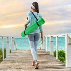 Athletix®‎ Premium NBR Fitnessmat - Yogamat - 183 X 61 X 1.5 Cm - Met Draagriem En Draagtas - Groen -Fitnessapparatuur Serie Winkel 1200x1200 1506