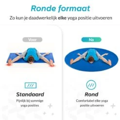 Ronde Yoga Mat Anti Slip (140 Cm Doorsnede) - Yogamat Extra Dik (6mm) - Yoga Matje | VITALIC -Fitnessapparatuur Serie Winkel 1200x1200 1519