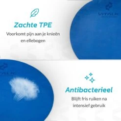 Ronde Yoga Mat Anti Slip (140 Cm Doorsnede) - Yogamat Extra Dik (6mm) - Yoga Matje | VITALIC -Fitnessapparatuur Serie Winkel 1200x1200 1522