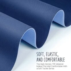 Saferell Antislip Yogamat - Zwart - Gemaakt Van TPE Met Extra Dik (6mm) - Sportmat Fitness Mat Duurzaam Zwart- Hypoallergene Yogamat Met Draagband - 183 Cm X 61 Cm X 0,6 Cm -Fitnessapparatuur Serie Winkel 1200x1200 1526